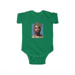 Awesome Rapper 2Pac Amaru Shakur Wearing Crown Baby Onesie