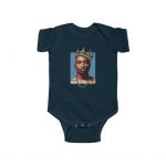 Awesome Rapper 2Pac Amaru Shakur Wearing Crown Baby Onesie