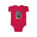 Awesome Rapper 2Pac Amaru Shakur Wearing Crown Baby Onesie