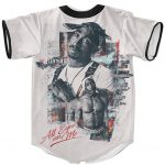 All Eyez On Me Tupac Amaru Dope Collage Art Baseball Jersey