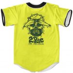 All Eyez On Me Tupac Is Alive Art Neon Green Baseball Jersey
