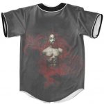 Awesome Legend Rapper Tupac Makaveli Dope Grey Baseball Jersey