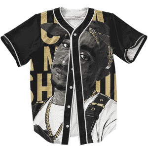 Dope Black & White Tupac Amaru Shakur Art Cool Baseball Jersey