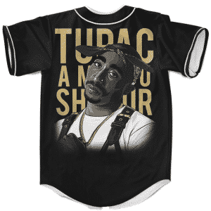 Dope Black & White Tupac Amaru Shakur Art Cool Baseball Jersey