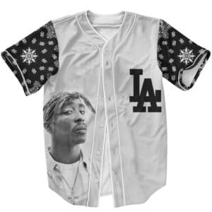 Hip Hop Gangsta Rapper 2Pac Amaru Shakur LA Dope Baseball Jersey