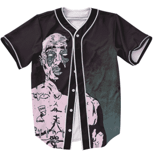 Legend Tupac Amaru Shakur Dope Grime Artwork Baseball Jersey