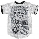 Rapper Tupac Makaveli Shakur All Tattoo Gangsta Baseball Jersey