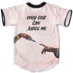 The Creation of Adam Art Tupac Shakur Design Baseball Jersey