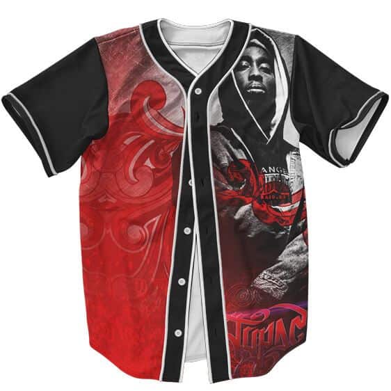 Tribute to The Legendary Gangsta Rapper Tupac Baseball Jersey