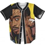 Tupac Amaru Makaveli Shakur MC New York Dope Baseball Jersey