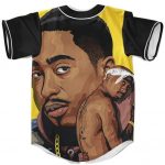 Tupac Amaru Makaveli Shakur MC New York Dope Baseball Jersey