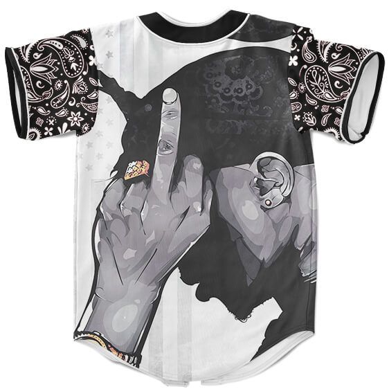 Hip Hop Gangsta Rapper 2Pac Amaru Shakur LA Dope Baseball Jersey