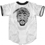 Tupac Shakur Album Artwork All Eyez On Me White Baseball Jersey