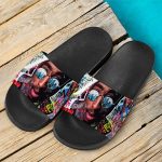 2Pac Amaru Shakur California Love Paint Splash Slide Sandals