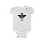 2Pac Amaru Shakur Hustlin White Sox Cap Baby Bodysuit