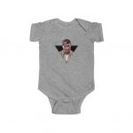 2Pac Amaru Shakur Hustlin White Sox Cap Baby Bodysuit