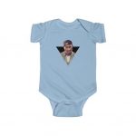 2Pac Amaru Shakur Hustlin White Sox Cap Baby Bodysuit