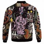 2Pac Amaru Shakur Only God Can Judge Me Doodle Bomber Jacket