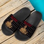2Pac Shakur Death Rap Behind Bars Badass Slide Sandals