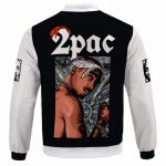 2Pac Shakur Signature Head Bandana Style Varsity Jacket