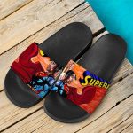2Pac Shakur Superman Inspired Parody Cool Slide Sandals