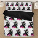 2pac Shakur Rainbow Colourful Artwork Amazing White Bedding Set