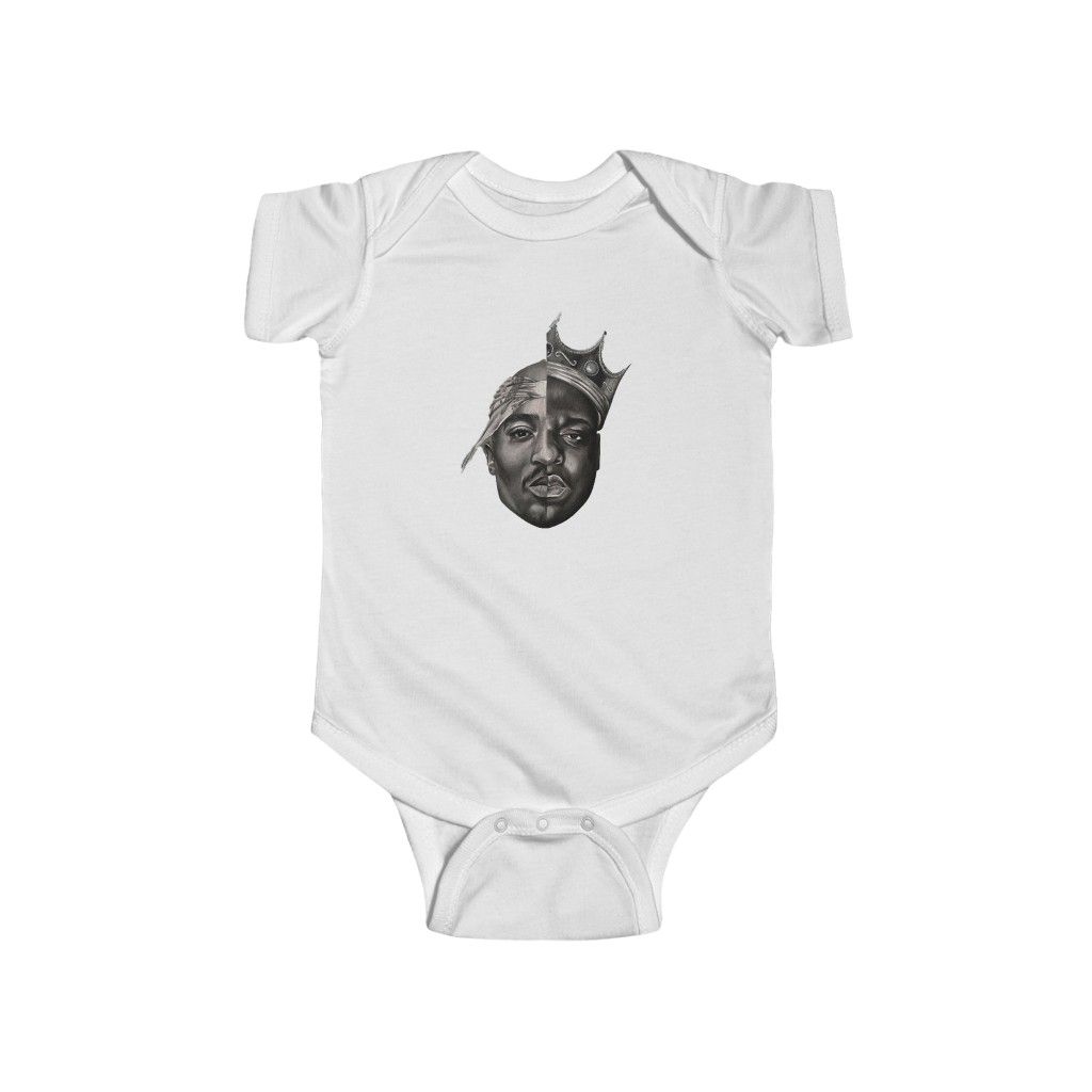 tupac baby onesie