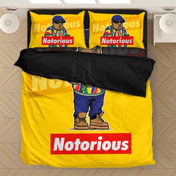 Adorable Chibi Notorious Big Counting Money Bedclothes