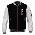 All Eyez On Me Tupac Makaveli Face Silhouette Varsity Jacket