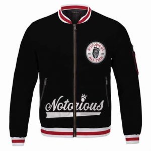 All-Star Logo Tribute To Notorious B.I.G. Bomber Jacket