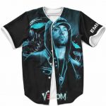 Amazing Blue Venom And Rap Icon Eminem Baseball Uniform