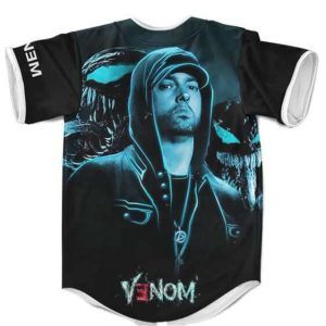 Amazing Blue Venom And Rap Icon Eminem Baseball Uniform