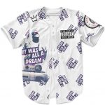 Awesome The Notorious BIG All Stars White Pattern Baseball Shirt