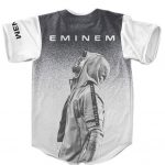 Badass American Rap Icon Eminem Gray Baseball Jersey