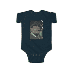 Badass Biggie Smalls Smoking Portrait Cool Newborn Bodysuit