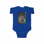 Badass Biggie Smalls Smoking Portrait Cool Newborn Bodysuit