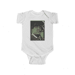 Badass Biggie Smalls Smoking Portrait Cool Newborn Bodysuit