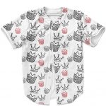 Big Poppa Biggie Smalls Minimalist White Dope Baseball Uniform