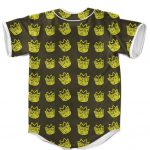 Big Poppa Biggie Smalls Pop Culture Style Yellow Baseball Jersey