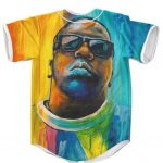 Big Poppa Painting Design Acrylic Texture Amazing Baseball Jersey