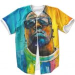 Big Poppa Painting Design Acrylic Texture Amazing Baseball Jersey