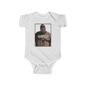 Big Poppa Young and Adult Biggie Smalls Art Cool Baby Onesie