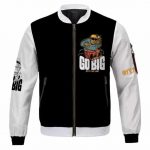 Biggie Riding Skateboard Go Big Sky’s The Limit Varsity Jacket