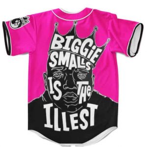 Biggie Smalls Is The Illest Pop Culture Style Neon Pink Cool Baseball Jersey