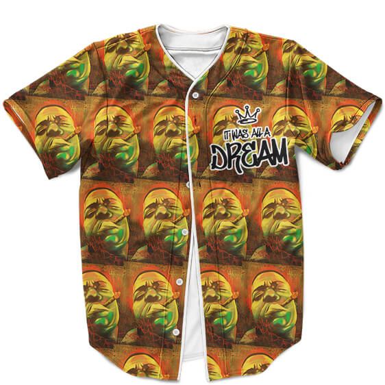 Biggie Smalls Notorious BIG It Was All A Dream Awesome Pattern Baseball Shirt