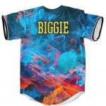 Biggie Smalls Rapper Trippy Smoke Design Amazing Baseball Jersey