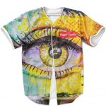 Biggie Smalls Supreme Inspired Illuminati Graffiti Cool Baseball Jersey