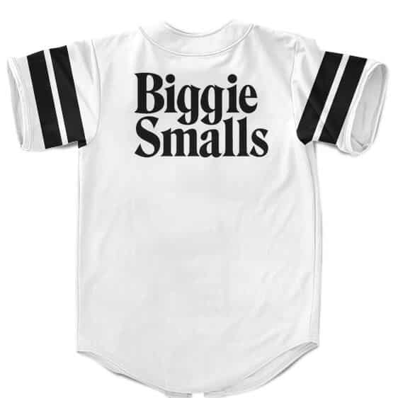Biggie Smalls The Notorious Minimalist White Amazing Baseball Jersey