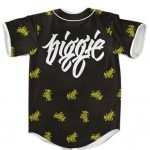 Biggie Smalls Thug Simple Elegant Yellow Black Pattern Baseball Jersey