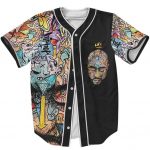 Classic Graffiti Street Art Tupac Makaveli Shakur Baseball Jersey